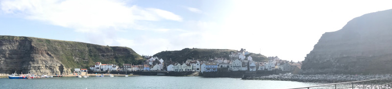 Sea front of a Yorkshire Village