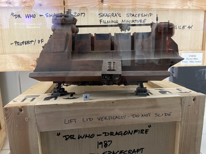 Model of the Nosferatu ship from Dragonfire