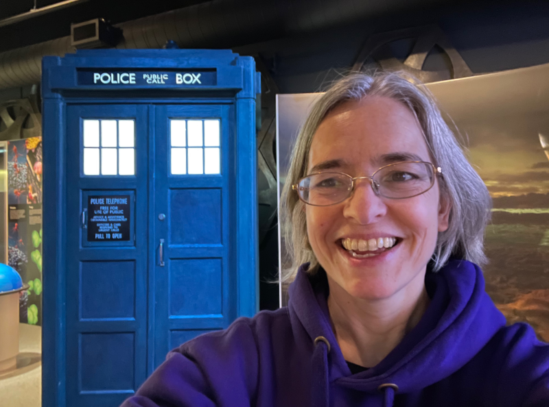 Selfie of me with the Tardis.