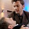 Simm Master dying in the Tenth Doctor's arms