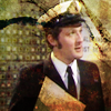 Harry Sullivan in his full naval outfit with an organic texture.