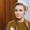 Liz Shaw from Doctor Who.  Hair up.