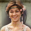 Tegan.  Head and Shoulders from Black Orchid with her flapper head band.