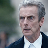 Head shot of the Twelfth Doctor looking shocked.
