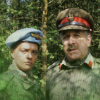 Brigadiers Bambera and Lethbridge Stewart.