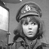 Zoe Heriot in a fetching military cap.