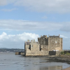 Blackness Castle from the distance, standing by the Firth of Forth