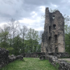 Tall ruined tower near Dagstuhl in Germany