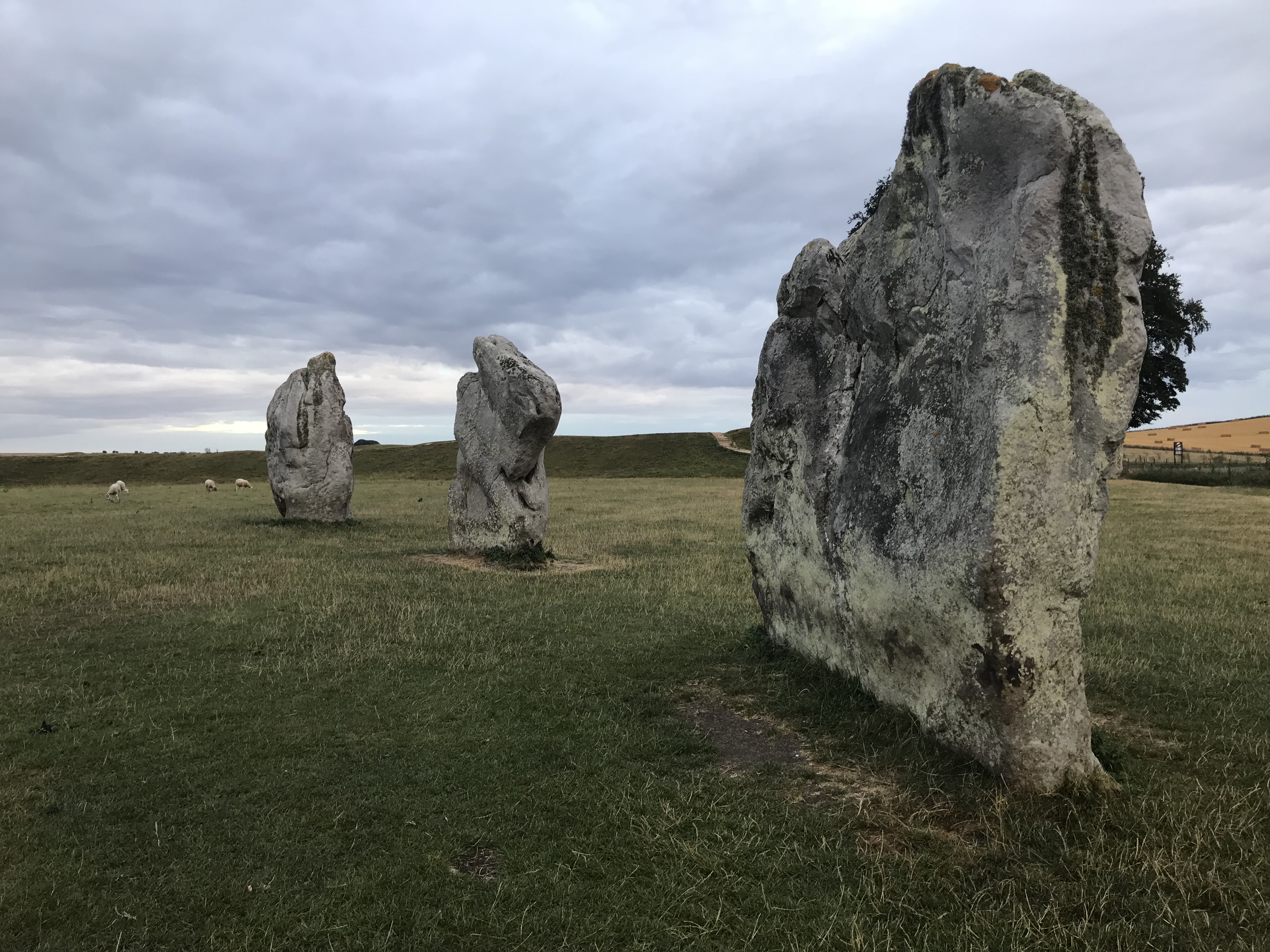 Three stones from Avebury stone circle.
